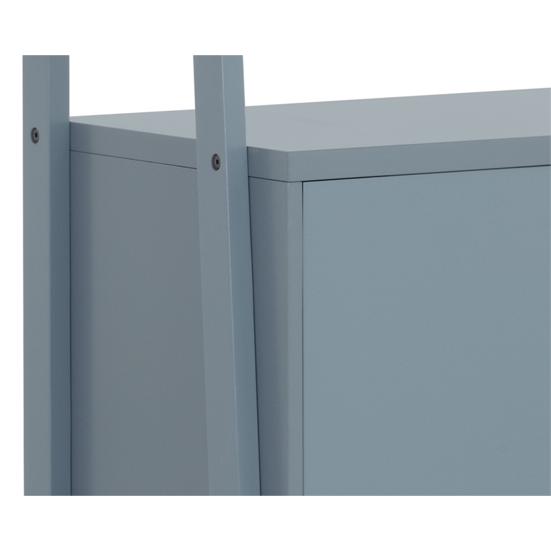 Novak Wine Cabinet - Grey Blue