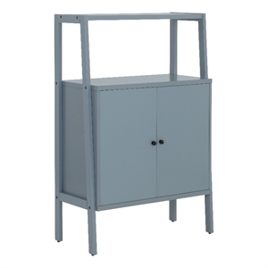 Novak Wine Cabinet - Grey Blue