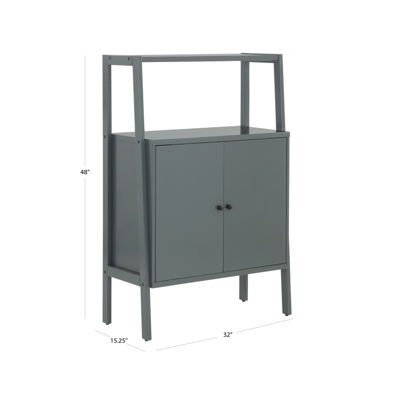 Novak Wine Cabinet - Grey Green