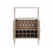 Novak Wooden Wine Cabinet - Natural