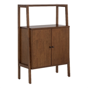 Novak Wooden Wine Cabinet - Walnut