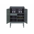 Wesson Wine Cabinet - Grey Green
