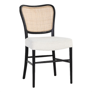 Brant House Lyssa 35.75&quot Modern Wood Dining Chair in White (Set of 2)