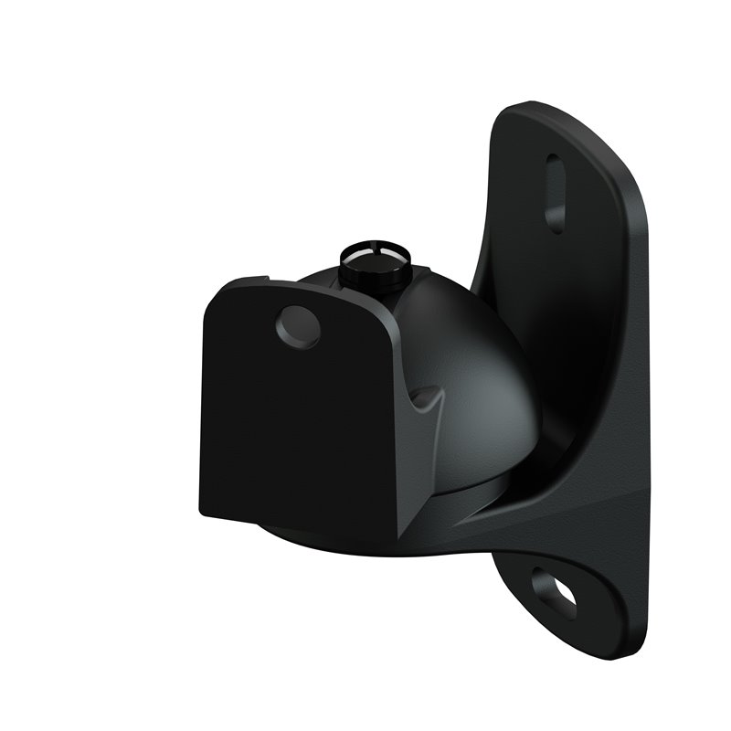 AVF Traditional Nylon Speaker Wall Mounts in Black (Set of 2)