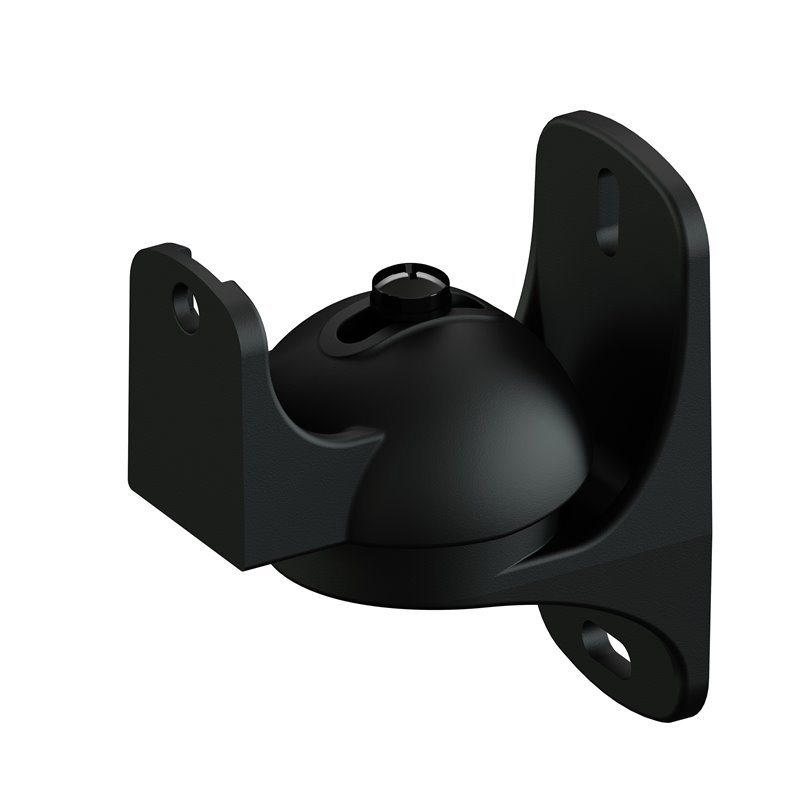 AVF Traditional Nylon Speaker Wall Mounts in Black (Set of 2)