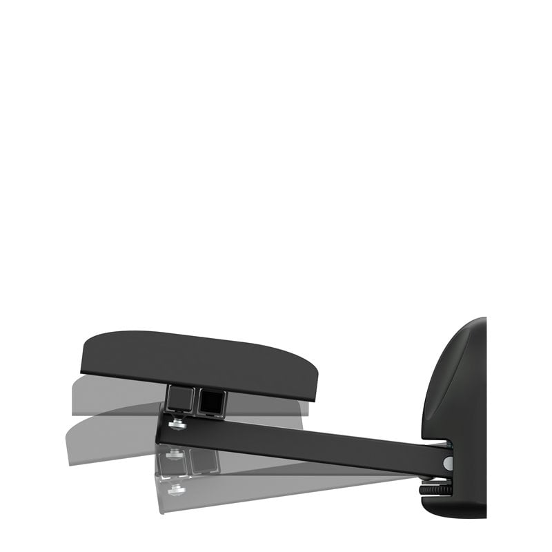 AVF Traditional Steel Side Clamping Speaker Mounts in Black (Set of 2)