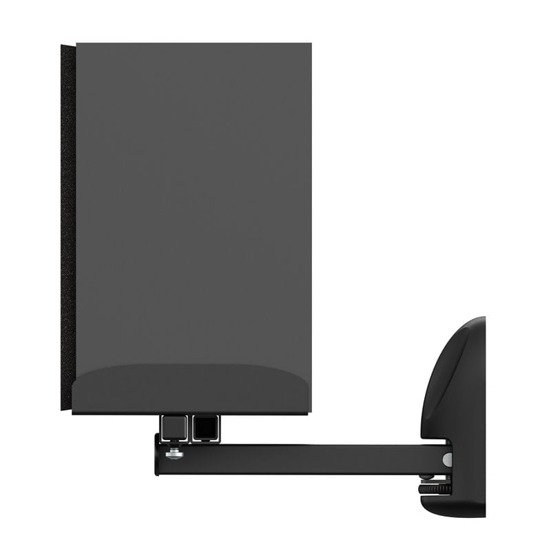 AVF Traditional Steel Side Clamping Speaker Mounts in Black (Set of 2)