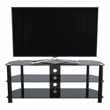 AVF Transitional Steel and Glass TV Stand for 39