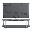 AVF Transitional Steel and Glass TV Stand for up to 65
