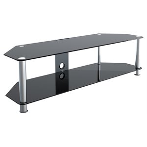 avf steel tv stand with cable management for up to 65