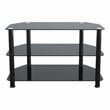 AVF Transitional Steel and Glass TV Stand for up to 42