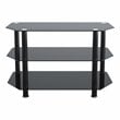 AVF Transitional Steel and Glass TV Stand for up to 42