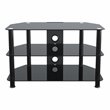 AVF Transitional Steel and Glass TV Stand for 10