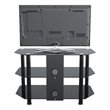 AVF Transitional Steel and Glass TV Stand for 10