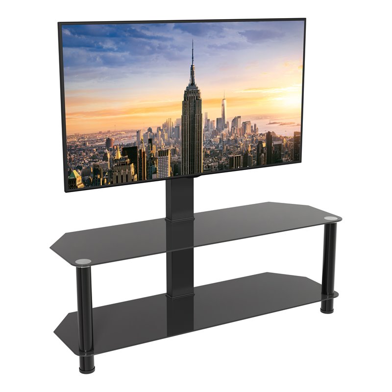 AVF Steel and Glass Stand with TV Mount for TVs up to 65