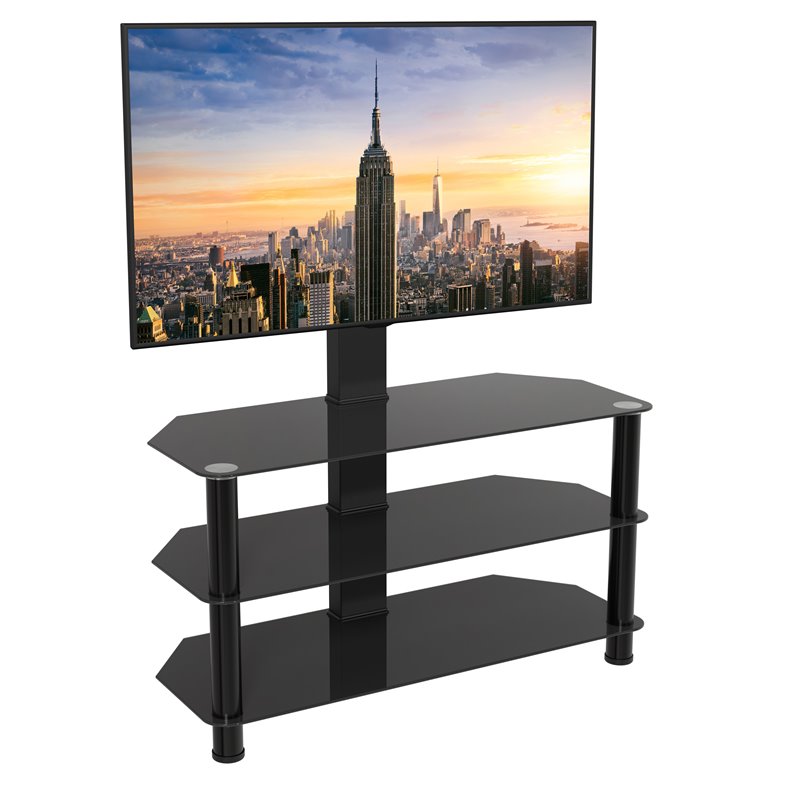 AVF Steel and Glass Stand with TV Mount for TVs up to 60