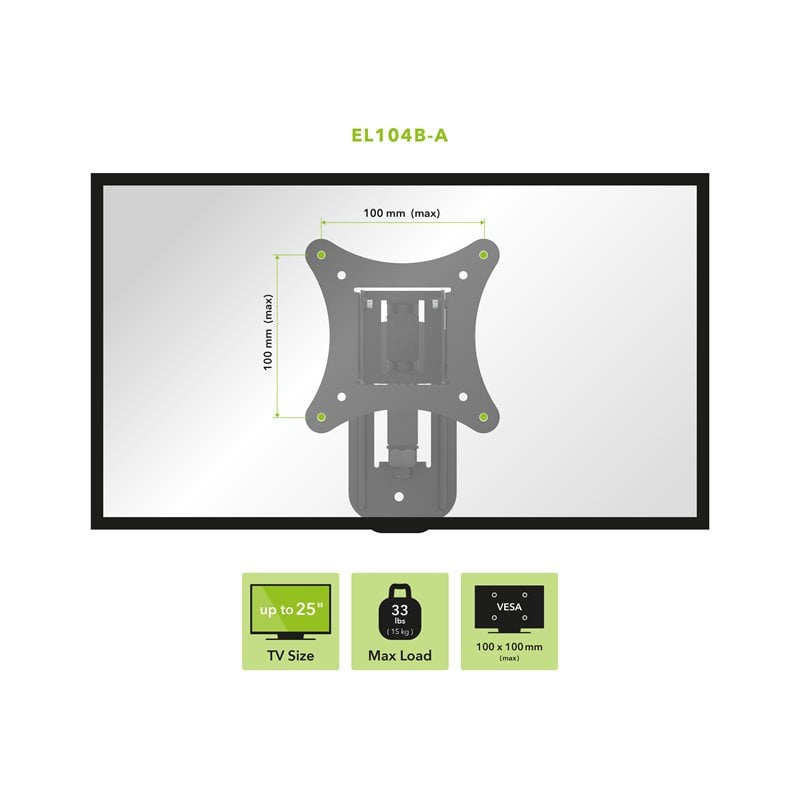 AVF Steel Full Motion Long Extend TV Wall Mount for 12