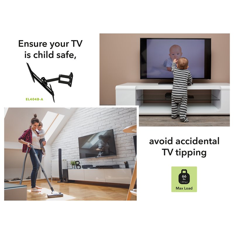 AVF Full Motion Long Extension TV Wall Mount for most 25