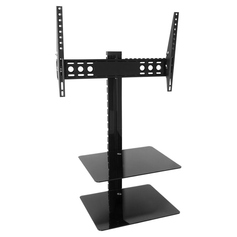 AVF Steel Tilt and Turn TV Mount with 2 AV Shelves for 37