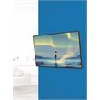 AVF Steel Super Slim TV Wall Mount with Advanced Tilt in Black/Silver