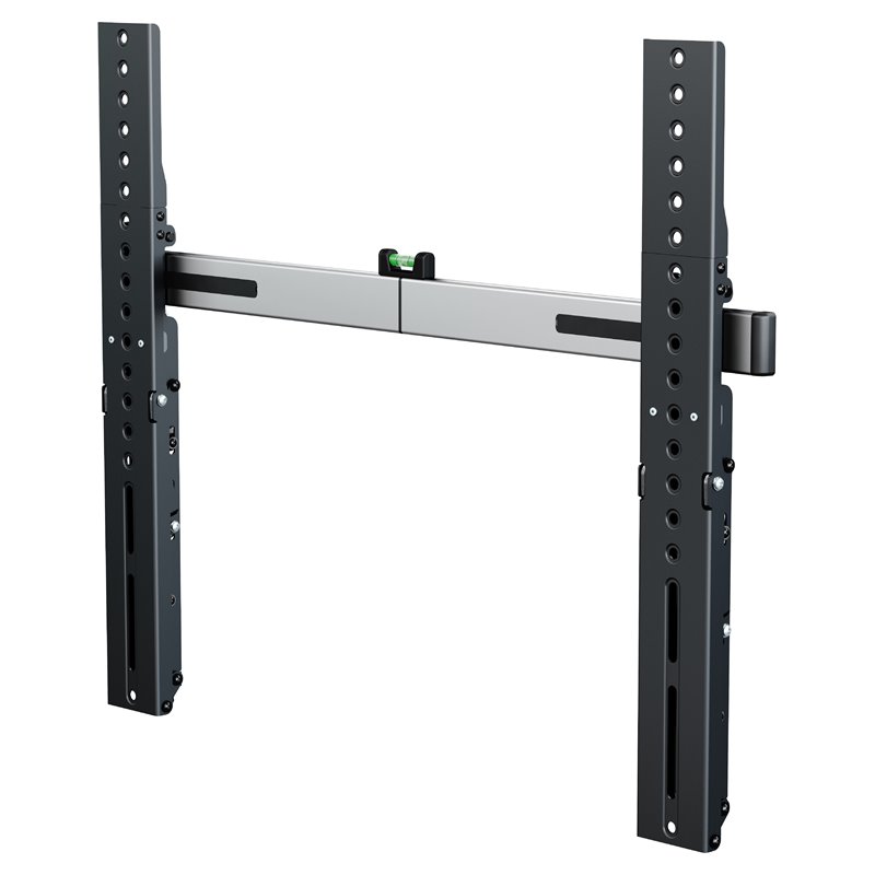 AVF Steel Super Slim TV Wall Mount with Advanced Tilt in Black/Silver