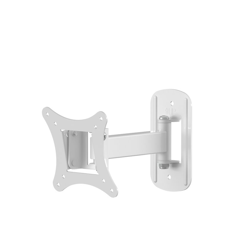 AVF Extendable Tilt and Turn Monitor Wall Mount for 13" to 27" Screens in White Cymax Business