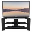 AVF Transitional Wood and Glass Vico TV Stand for TVs up to 55