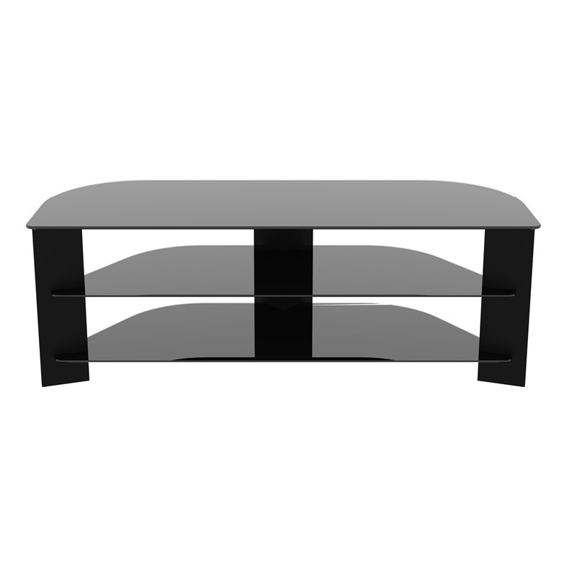 AVF Wood Varano TV Stand with Glass Shelves for TVs up to 65