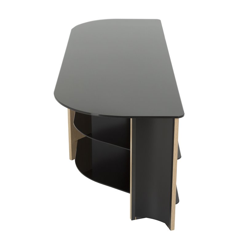 AVF Wood Varano TV Stand with Glass Shelves for TVs up to 65