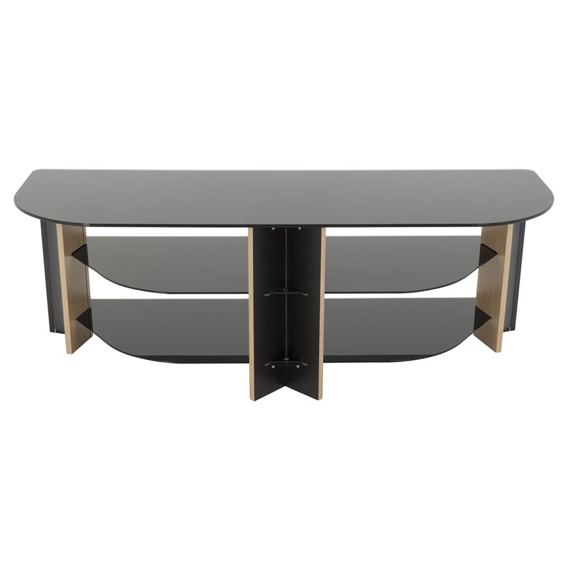 AVF Wood Varano TV Stand with Glass Shelves for TVs up to 65