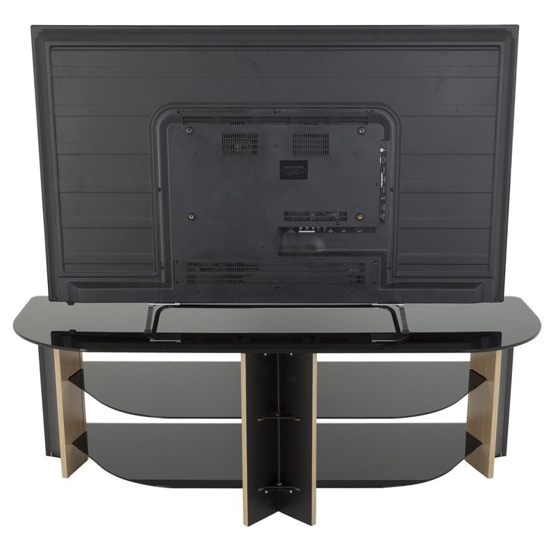 AVF Wood Varano TV Stand with Glass Shelves for TVs up to 65