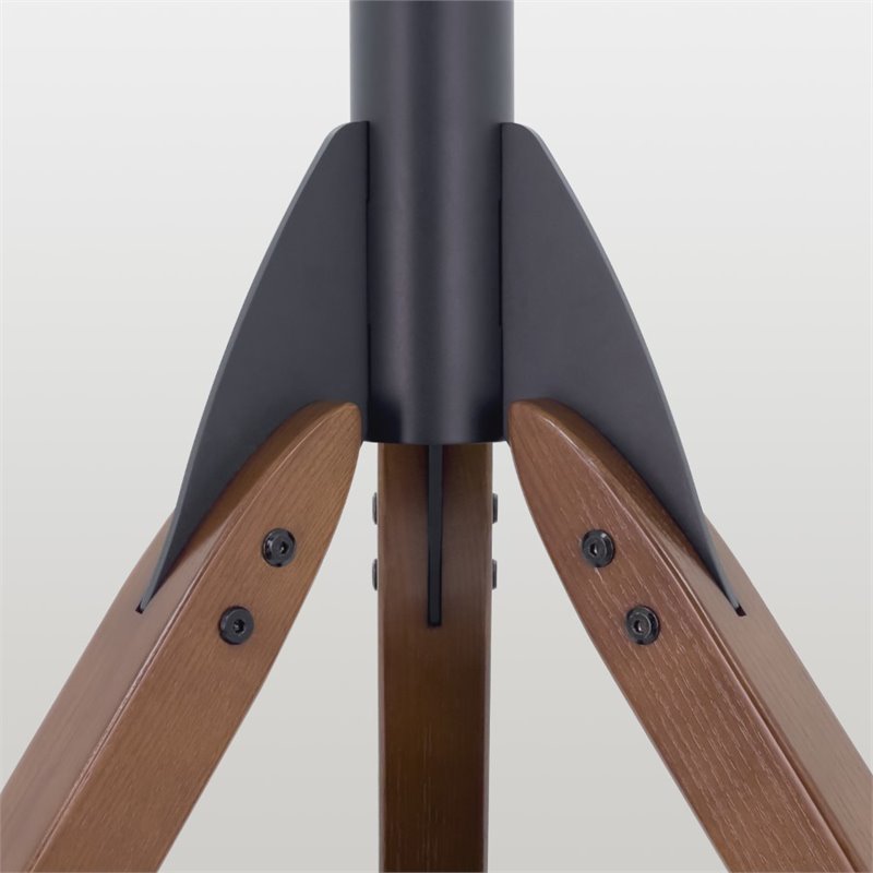 AVF Wood Glass Steel Hoxton TV Floor Stand for 32