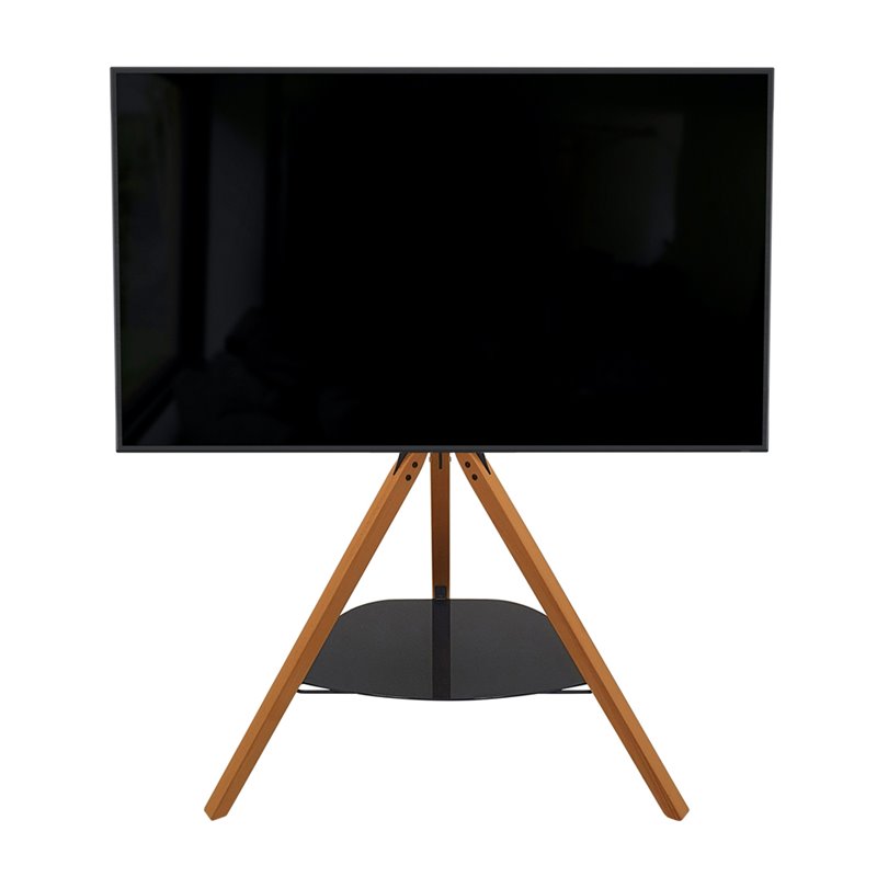 AVF Wood Glass Steel Hoxton TV Floor Stand for 32