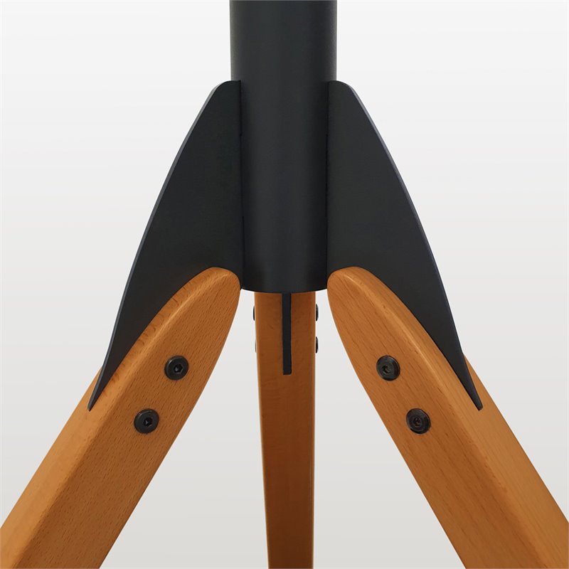 AVF Wood Glass Steel Hoxton TV Floor Stand for 32