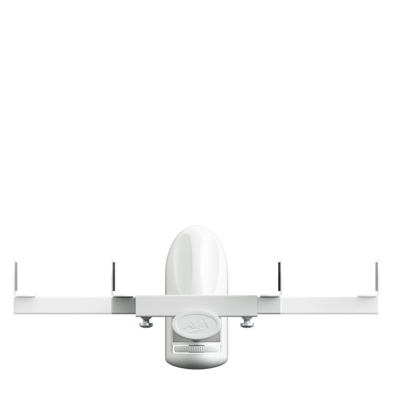 AVF Traditional Steel Side Clamping Speaker Mounts in White (Set of 2)