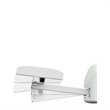 AVF Traditional Steel Side Clamping Speaker Mounts in White (Set of 2)
