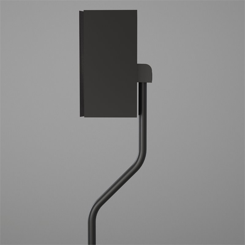 AVF Steel Speaker Floor Stands with Adjustable Height in Black (Set of 2)