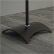 AVF Steel Speaker Floor Stands with Adjustable Height in Black (Set of 2)