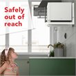 AVF Steel Universal Wall-Mounted Microwave Brackets in White (Set of 2)