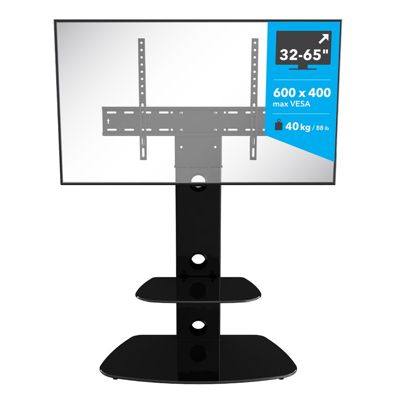 AVF Lucerne TV Floor Stand with TV Mounting Column for 32