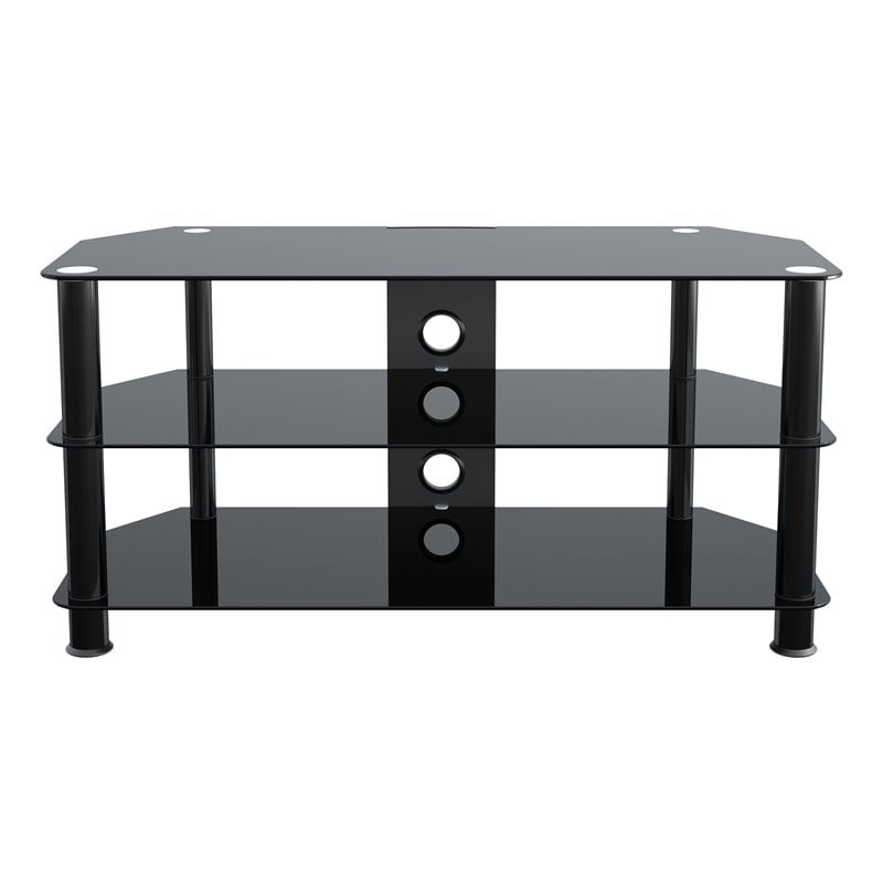 AVF Steel Glass TV Stand with Cable Management for up to 50