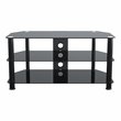 AVF Steel Glass TV Stand with Cable Management for up to 50