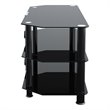 AVF Steel Glass TV Stand with Cable Management for up to 50