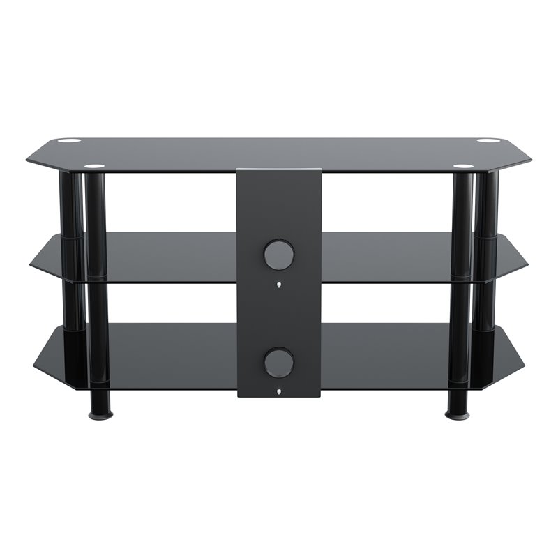 AVF Steel Glass TV Stand with Cable Management for up to 50