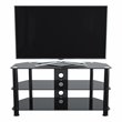 AVF Steel Glass TV Stand with Cable Management for up to 50