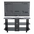 AVF Steel Glass TV Stand with Cable Management for up to 50