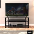 AVF Transitional Steel and Glass TV Stand for up to 55