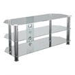 AVF Steel Glass TV Stand with Cable Management for up to 55
