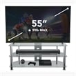 AVF Steel Glass TV Stand with Cable Management for up to 55