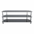 AVF Transitional Steel and Glass TV Stand for up to 60